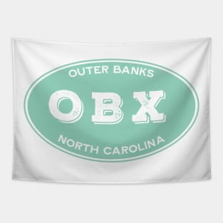 OBX Solid Oval in Aqua Tapestry