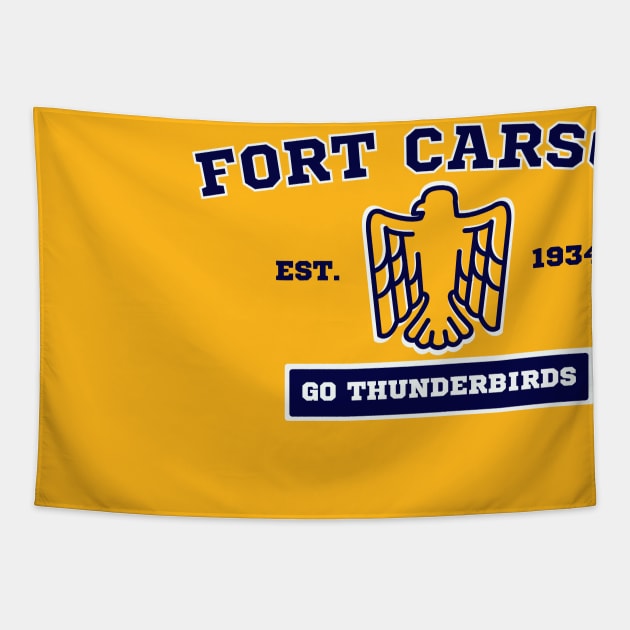 Fort Carson High School Go Thunderbirds Tapestry by SupremeHattie