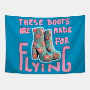 These boots are made for flying Tapestry