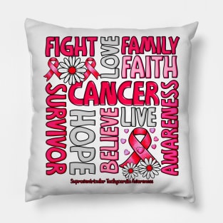 Supraventricular Tachycardia Awareness - Fight love survivor ribbon Pillow