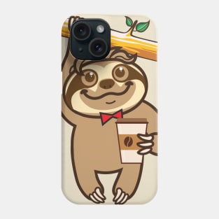 Sloth Coffee Phone Case