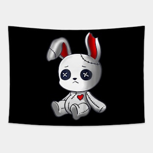 Goth Bunny  Cute Creepy Emo Clothes Kawaii Bunny Tapestry