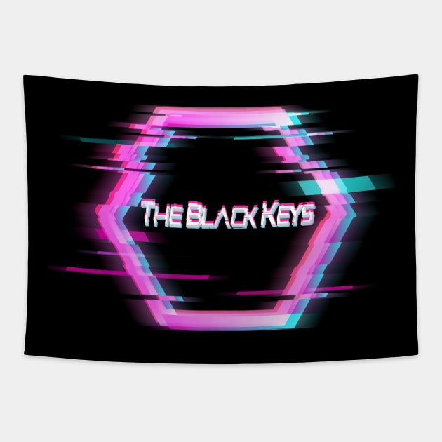 Glitch aesthetic - The Black Keys Tapestry by PREMAN PENSIUN PROJECT