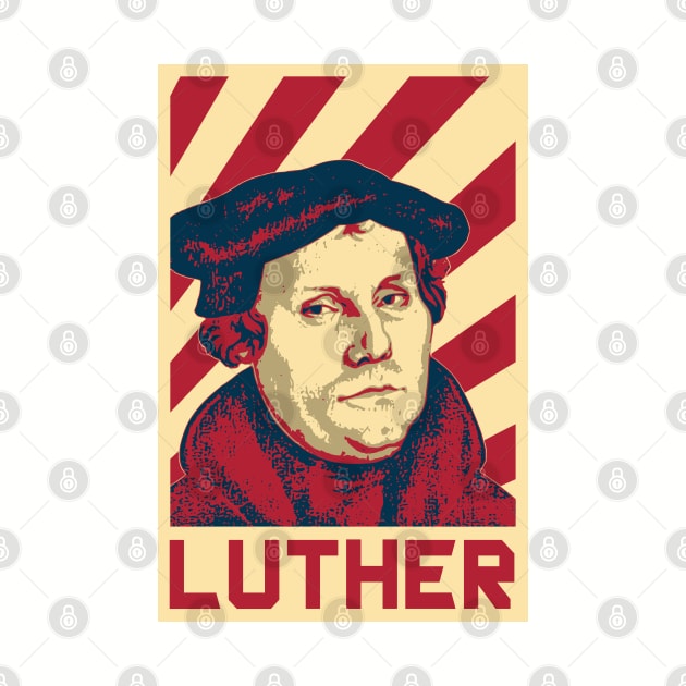 Martin Luther Retro Propaganda by Nerd_art