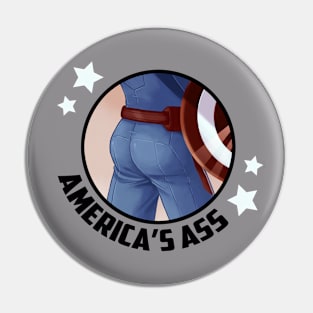 Backside of America Pin