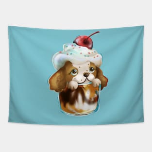 Cocker Sundae Tapestry