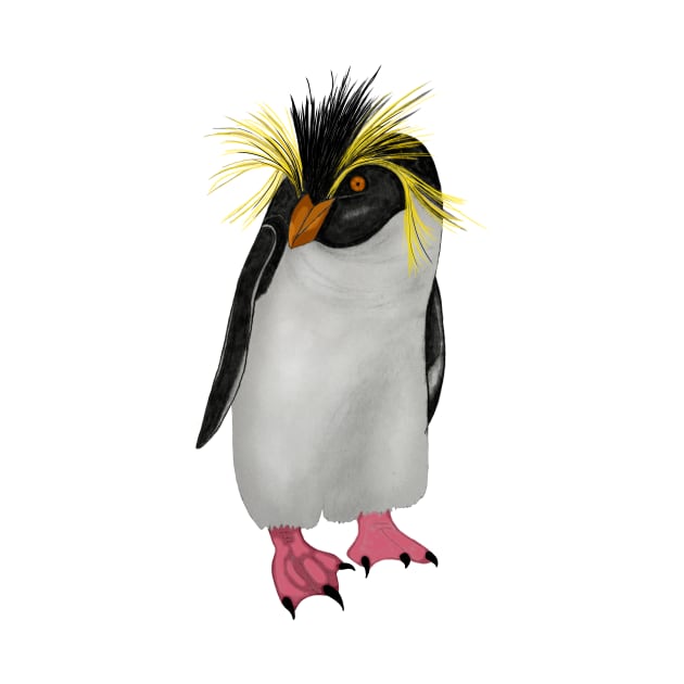 Rockhopper Penguin by ArtAndBliss