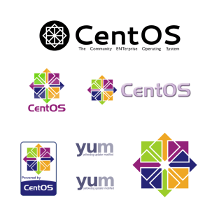 centos sticker set T-Shirt