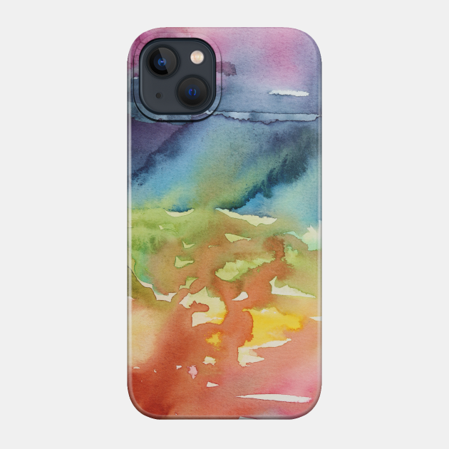 Watercolor Fight Club - Rainbow Tie Dye - Phone Case