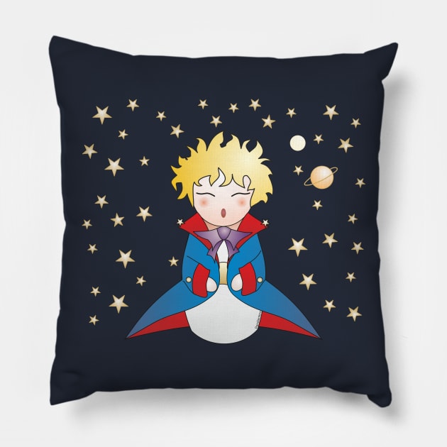 Kokeshi Little prince Pillow by Pendientera