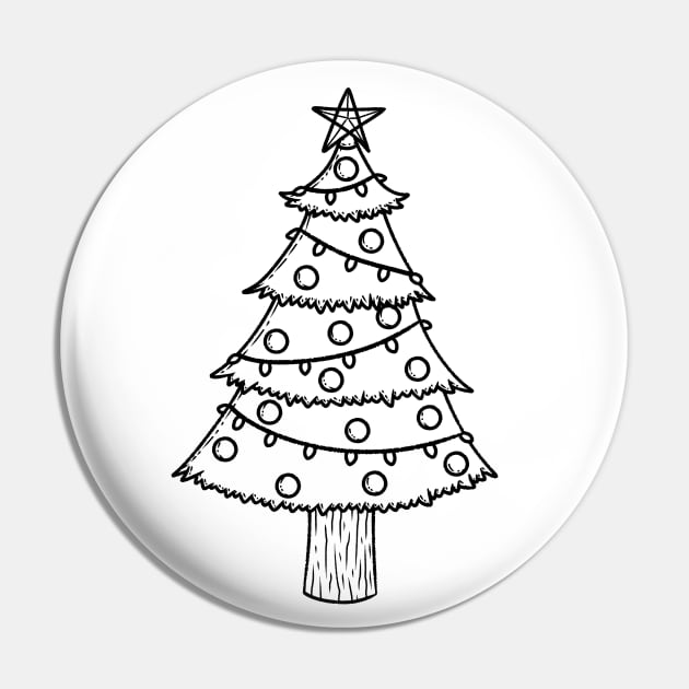 Christmas tree lineart version Pin by KammyBale