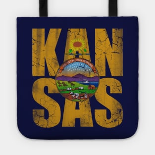 Kansas Flag Stacker Tote