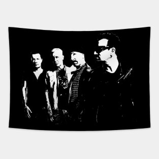 U2 // Vintage Style Tapestry