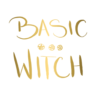Basic Witch - Gold T-Shirt