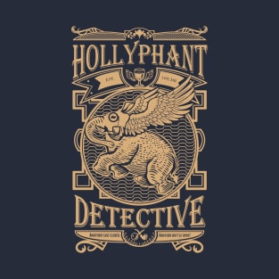 Hollyphant Detective - gold T-Shirt