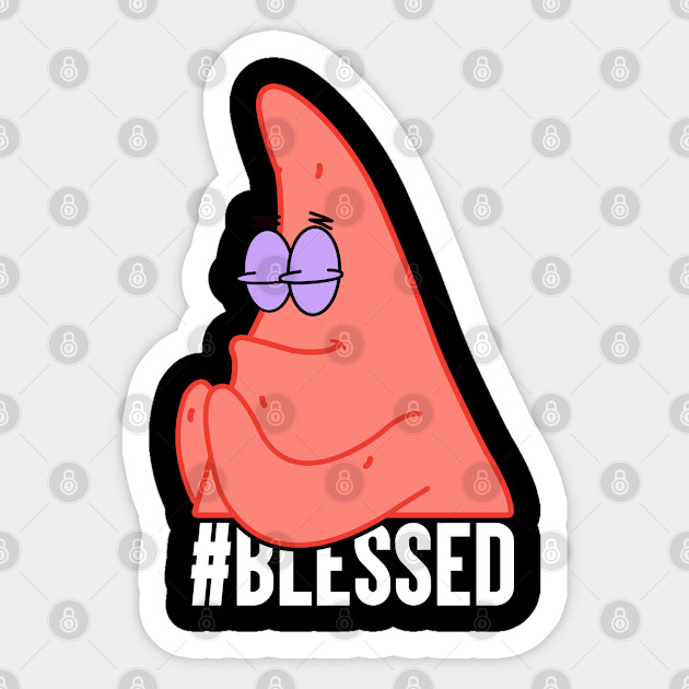 Blessed Patrick Star - Meme - Sticker