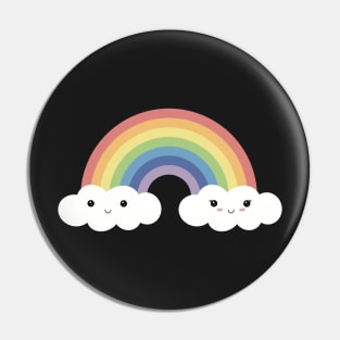 Wise happy rainbow *choose large for stickers and magnets* Pin