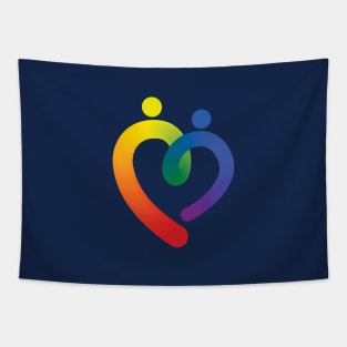 Pride Heart Tapestry