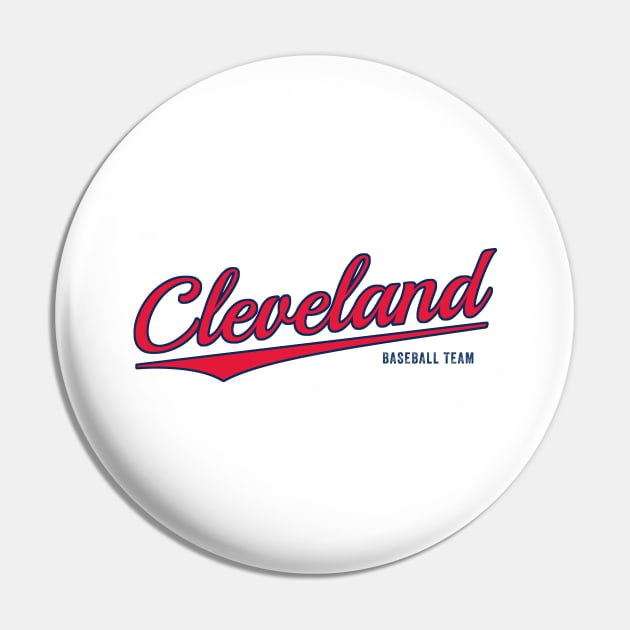 Retro Classic Cleveland Baseball Team Vintage Mark Pin by Hashtagified