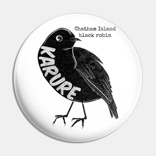 Karure black robin Pin