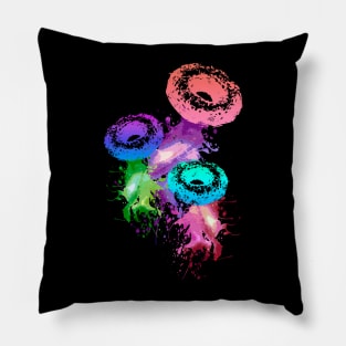 Colorful Donuts - Version 2 Pillow