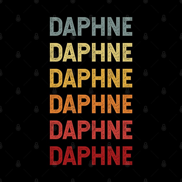 Daphne Name Vintage Retro Gift Named Daphne by CoolDesignsDz