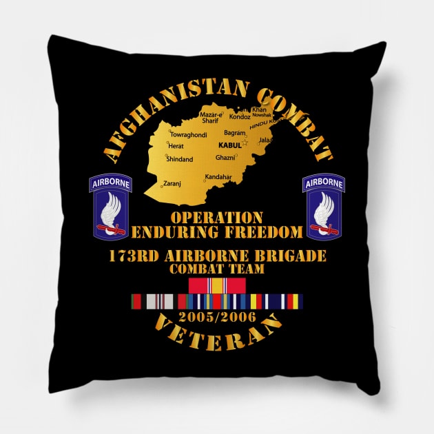 Afghanistan Vet  - 173rd Airborne Bde - OEF - 2005 Pillow by twix123844