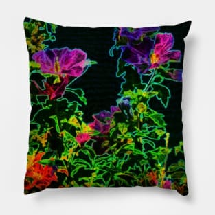 Flashy nature - Flowers Pillow