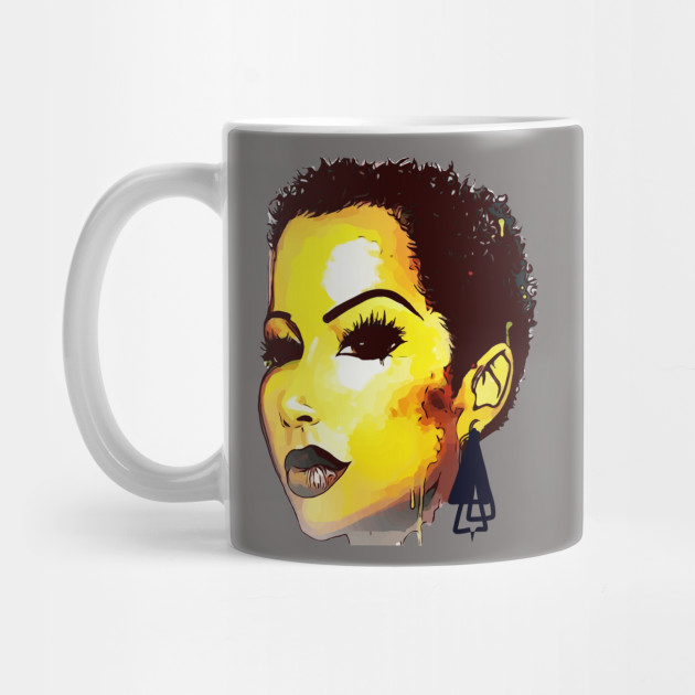 Short Afro Dope Twa Natural Hairstyle Woman Natural Hair Mug