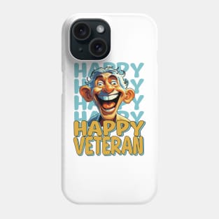 happy veteran Phone Case