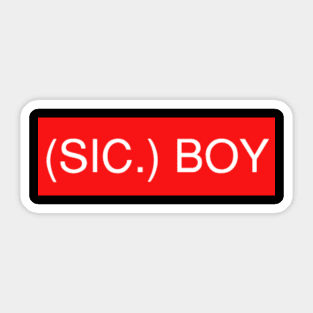 Supbrah Red Box Logo Sticker — Cultural Blends.
