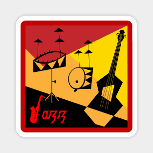 retro jazz Magnet