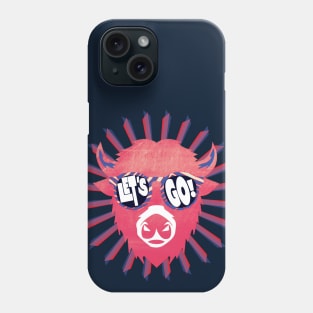 Let's go Buffalo Red Phone Case