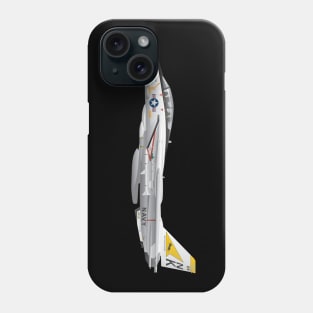 Fighter Squadron 21 (VF-21) Freelancers F-14 Tomcat Illustration Phone Case