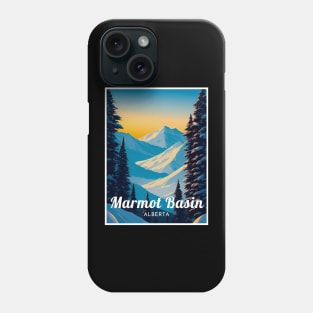 Marmot Basin Alberta Canada Ski Phone Case