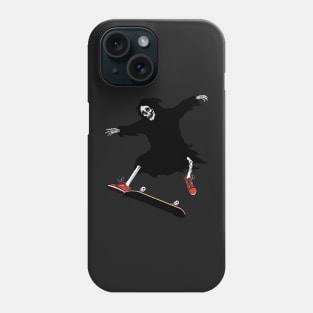 Grim reaper skateboard Phone Case