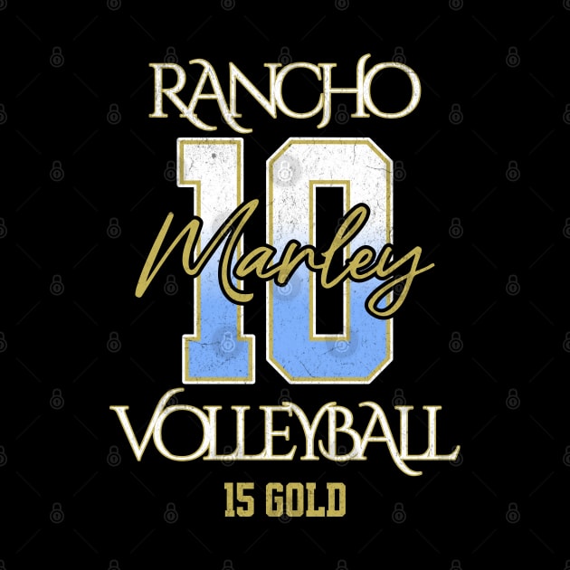 Marley #10 Rancho VB (15 Gold) - Black by Rancho Family Merch