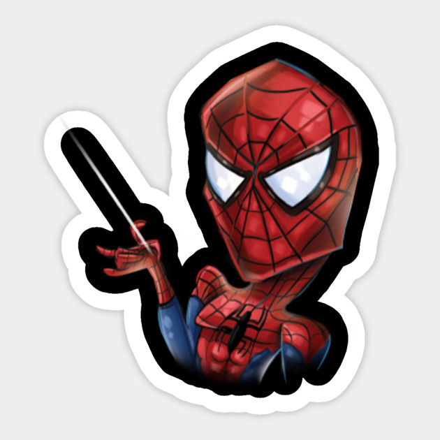 spiderman spider man sticker teepublic