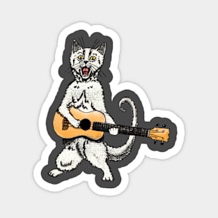 Cat ukulele Magnet