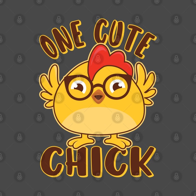 One Cute Chick Kawaii Chicken Baby by Cuteness Klub