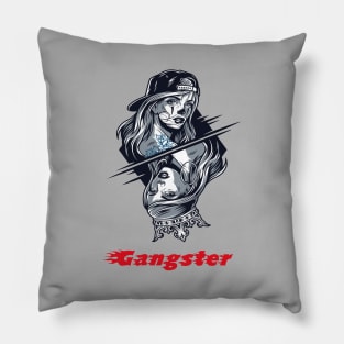 Gangster girl Pillow