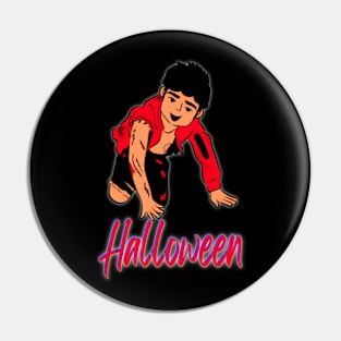 Halloween Zombie Kid Pin