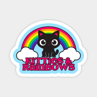 Kitties & Rainbows Magnet