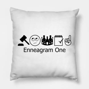 Enneagram 1 T-Shirt | Enneagram Type 1 | Perfectionist | Reformer | Enneagram Gifts | Unisex - Men & Women's Tee Pillow