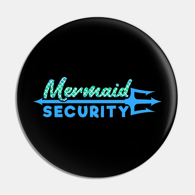 Mermaid Security Merch Pin by Sonyi