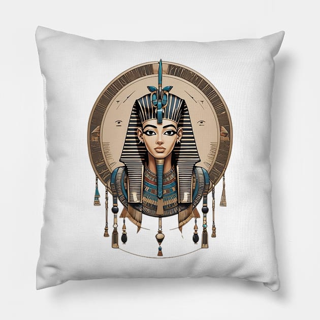 Egyptian Royalty Pillow by likbatonboot