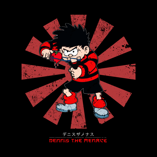 Dennis The Menace Retro Japanese by Nova5