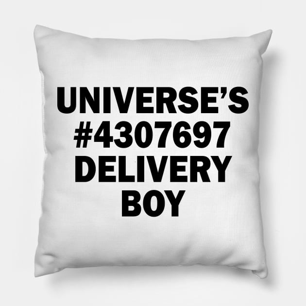 Universe’s #4307697 Delivery Boy Pillow by THRILLHO