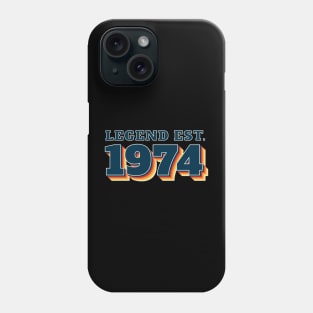 Legend Established 1974 Phone Case