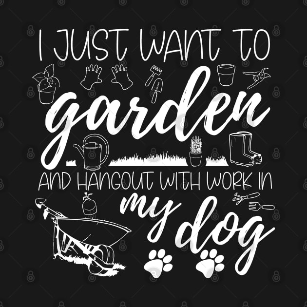 i just want to work in my garden and hangout with my dogs by bisho2412